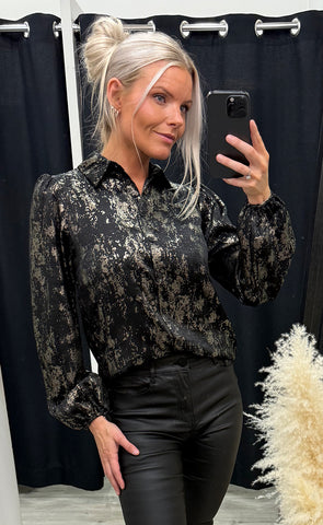 Ebbey shirt 80 - black/gold