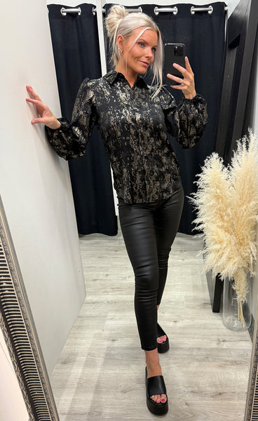 Ebbey shirt 80 - black/gold