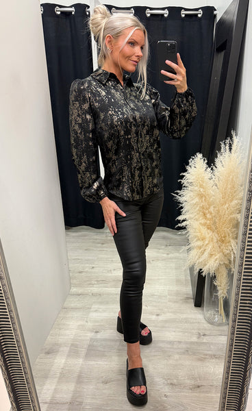 Ebbey shirt 80 - black/gold