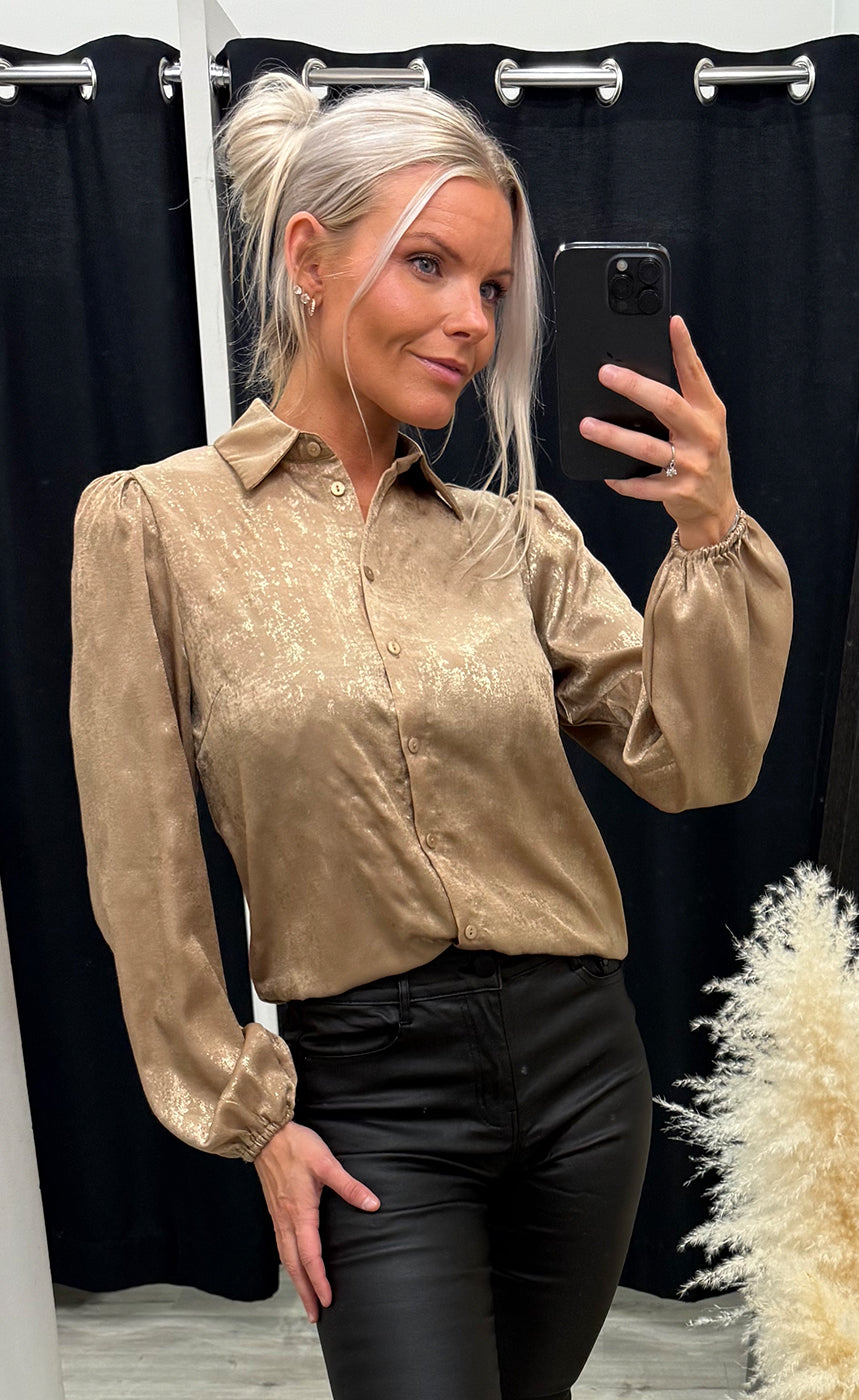 Ebbey shirt 80 - sand/gold