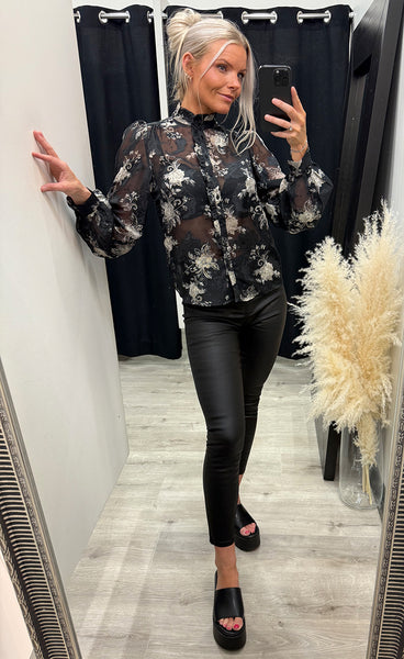 Virsa shirt 9 - black/gold