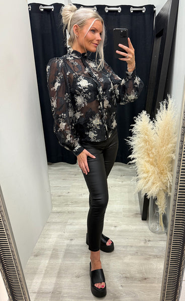 Virsa shirt 9 - black/gold