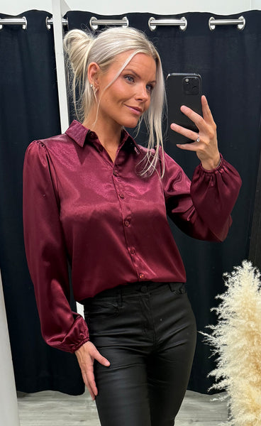 Ebbey shirt 77 - bordeaux