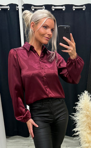 Ebbey shirt 77 - bordeaux