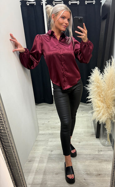 Ebbey shirt 77 - bordeaux