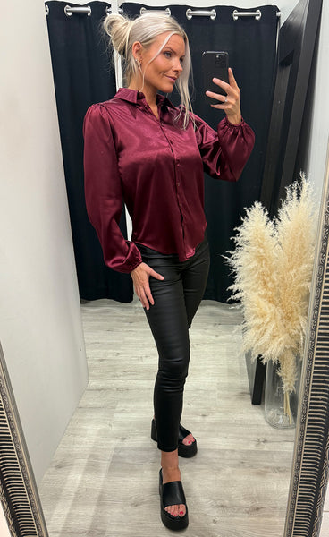 Ebbey shirt 77 - bordeaux