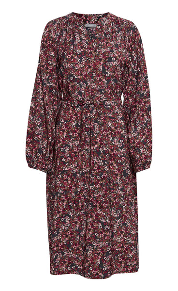 Isa dress - red flowers
