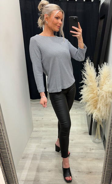 Nia tee 2 - navy mix