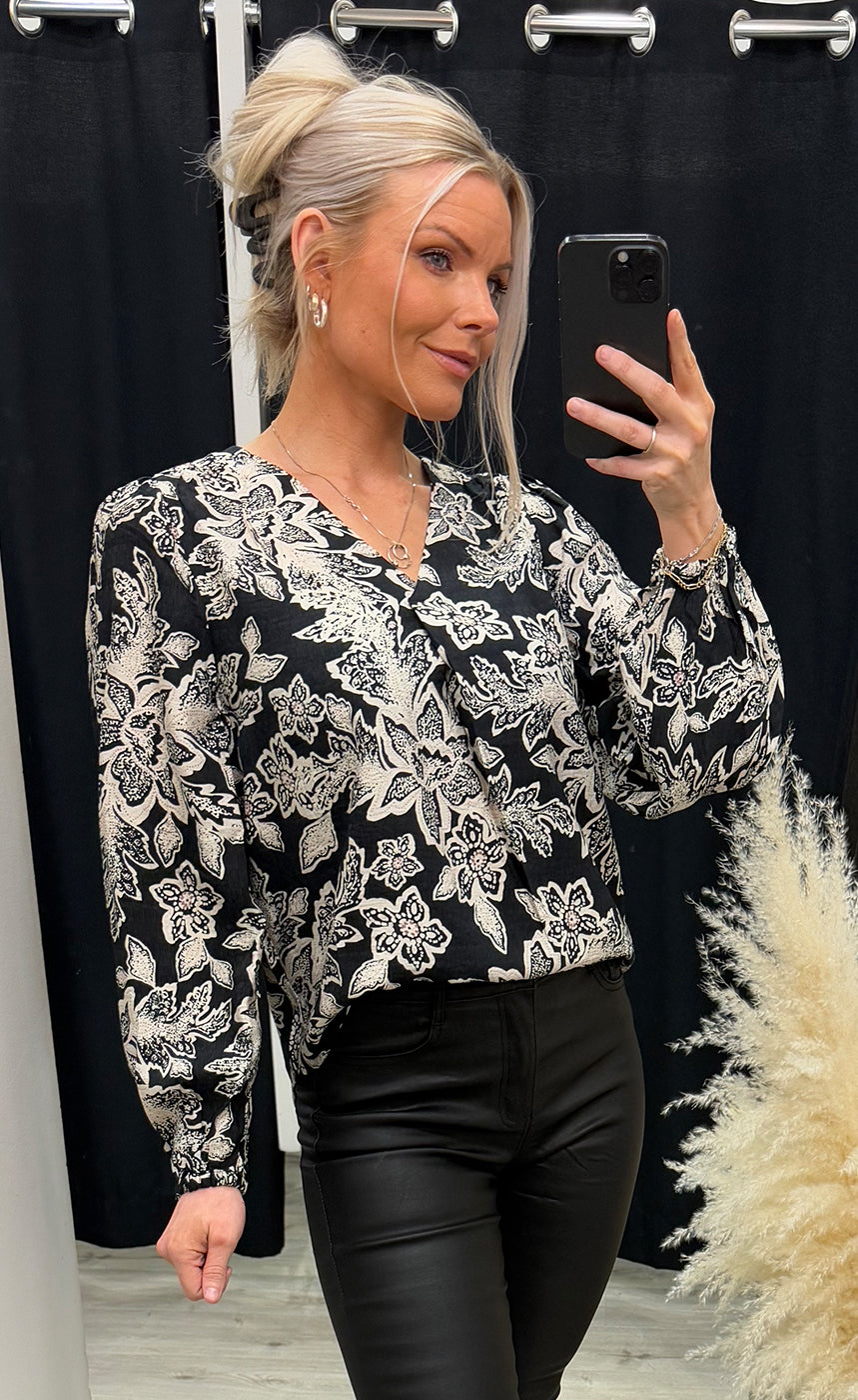 Ariana blouse 4 - black mix