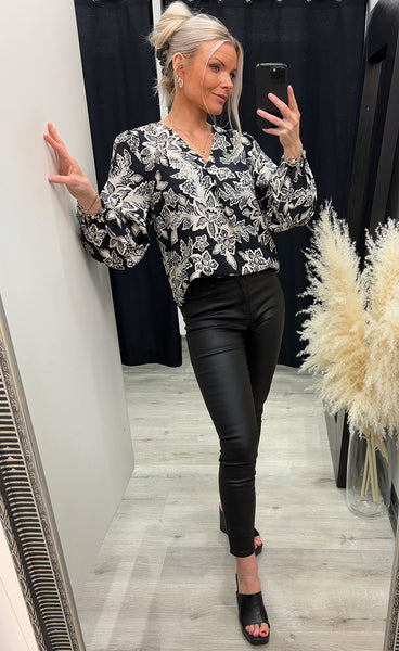 Ariana blouse 4 - black mix