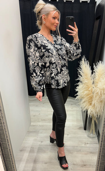 Ariana blouse 4 - black mix