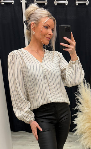 Ariana blouse 4 - oxford striped