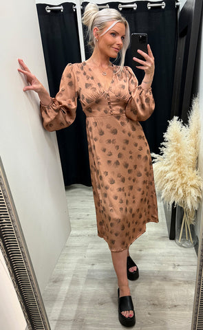 Lilith dress - cosette rust print