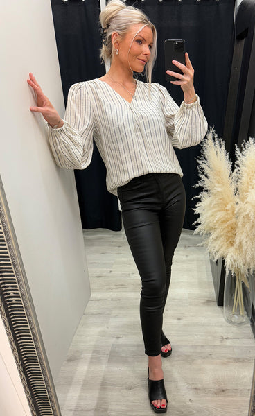 Ariana blouse 4 - oxford striped