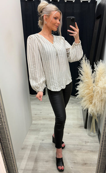 Ariana blouse 4 - oxford striped