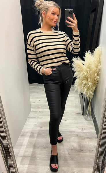 Marthea pullover - black/rye