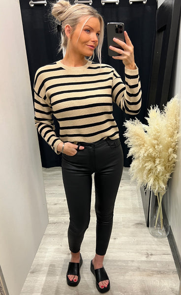 Marthea pullover - black/rye