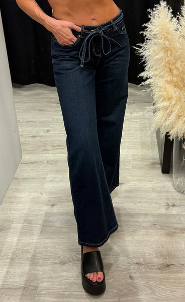 Onea belt jeans 6 - dark blue wash