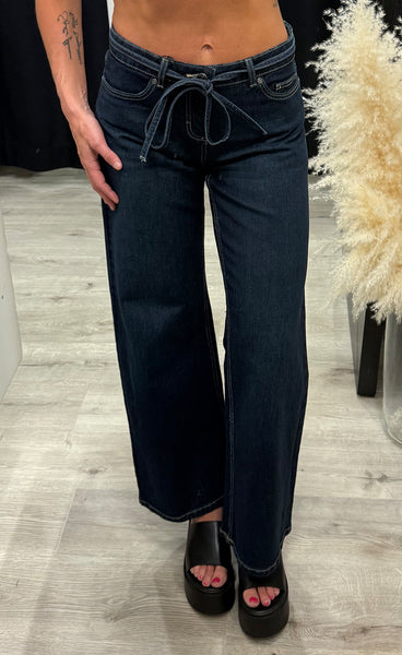 Onea belt jeans 6 - dark blue wash