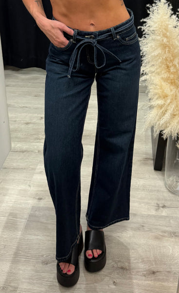 Onea belt jeans 6 - dark blue wash