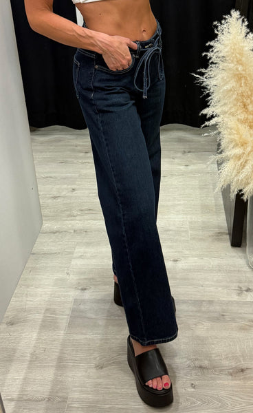 Onea belt jeans 6 - dark blue wash