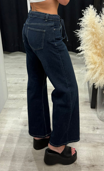 Onea belt jeans 6 - dark blue wash