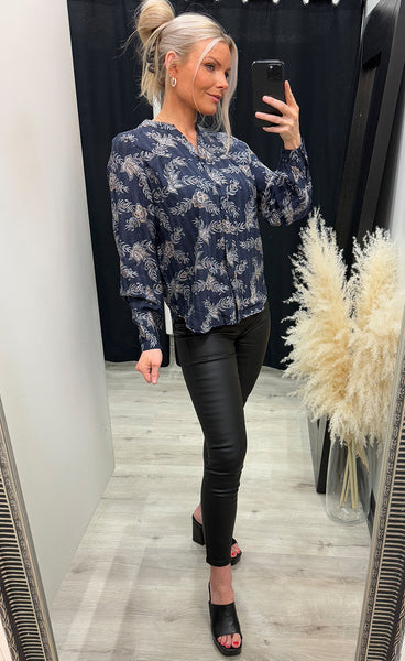Lela shirt 1 - navy mix