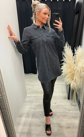 Tullamore dress - washed black