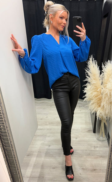 Erana blouse - turkish sea