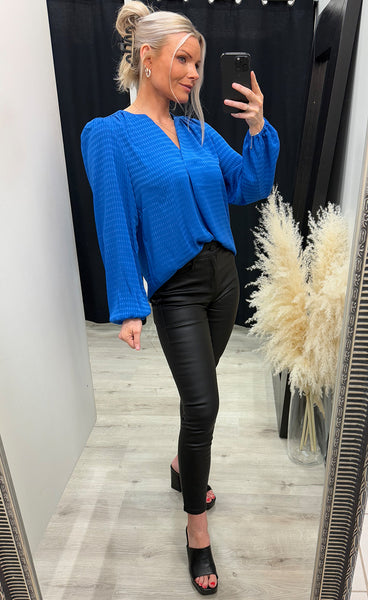 Erana blouse - turkish sea