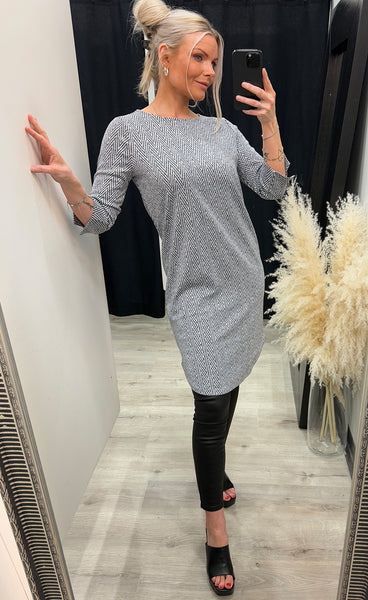 Varsa dress - navy mix