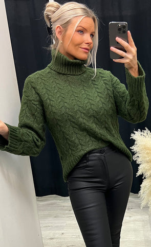Beverly pullover 4 - green melange