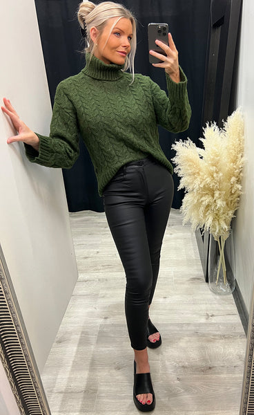 Beverly pullover 4 - green melange