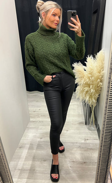 Beverly pullover 4 - green melange