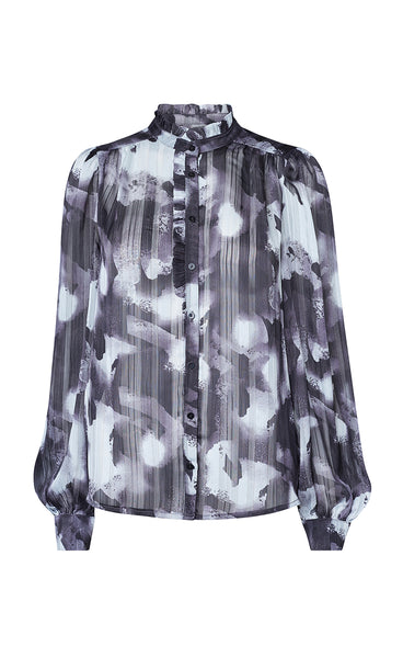 Virsa shirt 10 - black/grey