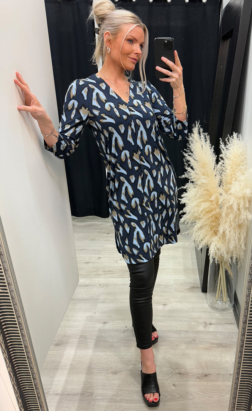 Seen tunic 1 - navy mix