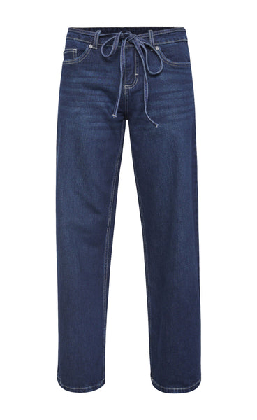 Onea belt jeans 6 - dark blue wash