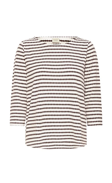 Josie tee 2 - fudge stripe