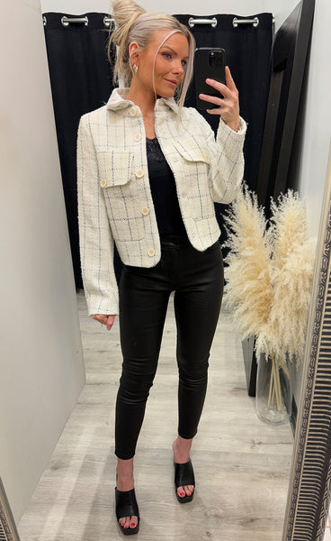 Chani jacket 1 - ecru mix