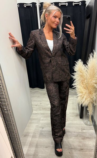 Nulika blazer - black coffee