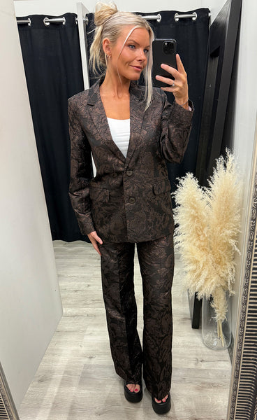 Nulika blazer - black coffee