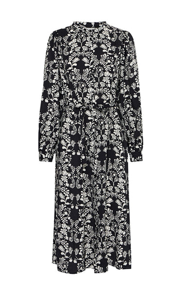 Gocina dress - black flower