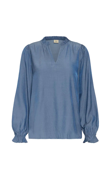 Diana blouse 1 - navy melange