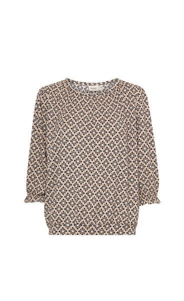 Enora tee 1 - silver mink mix