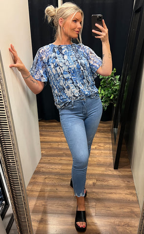 Chica blouse - marina mix