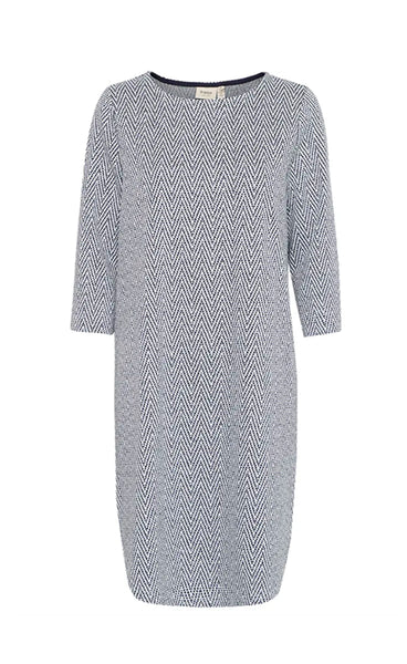 Vara dress 1 - navy mix