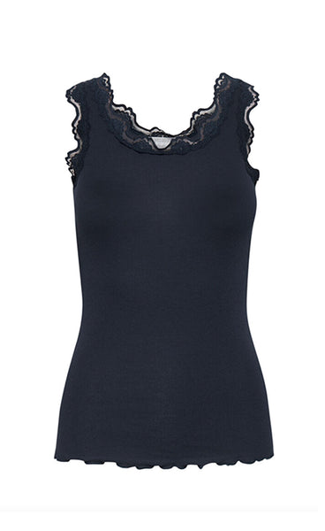 FRANSA Hizamond tee 1 - navy