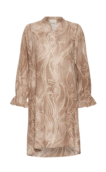 Edene dress 1 - silver mink mix