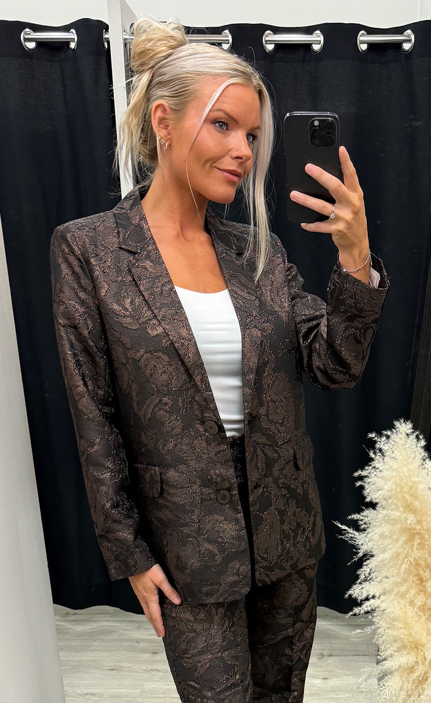 Nulika blazer - black coffee