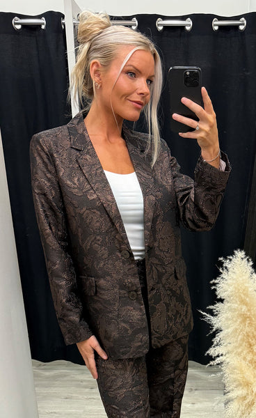 Nulika blazer - black coffee